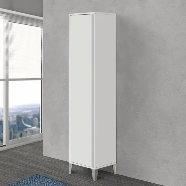 Colonna Bagno Multiuso Con Vano Portascope 50x36x165H Bianco Daisy