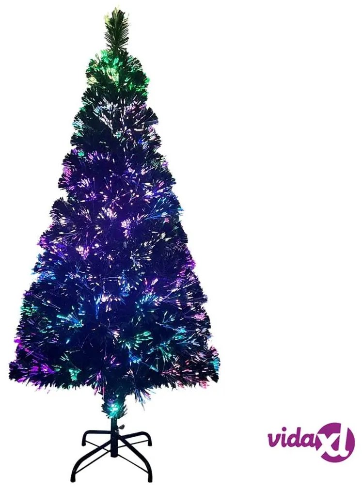 vidaXL Albero Natale Artificiale con Supporto 120 cm in Fibra Ottica