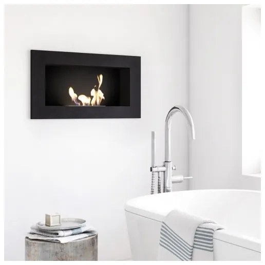 BIO camino incasso GOLF 37,4x64,8 cm 1kW nero TUV