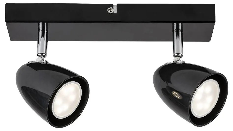 Rabalux 73017 - Faretto PERICO 2xGU10/5W/230V nero