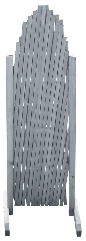 Recinzione A Traliccio İn Massello Di Abete 1,8x1 M Grigio /