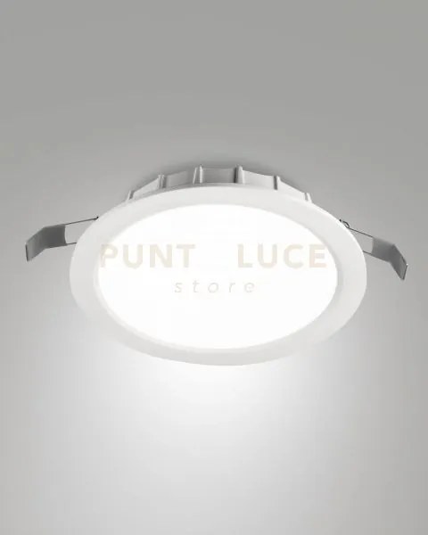 Vieste faretto incasso 20w 4000k 2450lm bianco dimmerabile 0-10v/push
