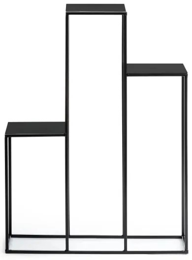 Portafiori 80x60 cm nero