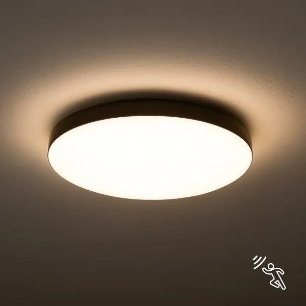 Plafoniera LED da bagno con sensore MAYA LED/13W/230V IP44 nero