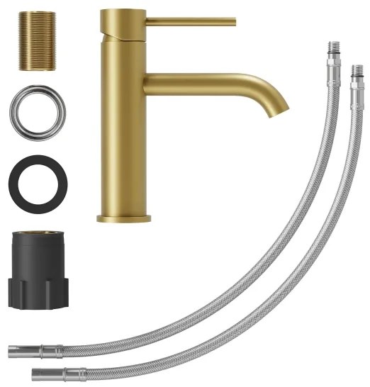 Miscelatore per lavabo SOVANG 18,3 cm in ottone spazzolato