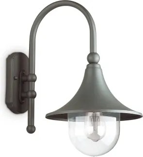 Ideal Lux - Lampada da parete per esterni CIMA 1xE27/52W/230V IP43 antracite