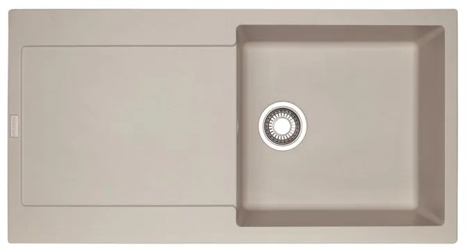 Lavello integrato 1 vasca in fragranite sabbia FRANKE Maris L 50 x L 97 cm