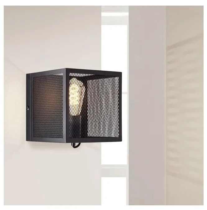 Brilliant - Applique MAZE 1xE27/40W/230V nero