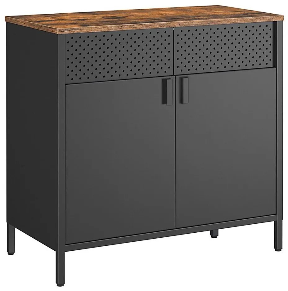 Armadietto FIRA nero/marrone