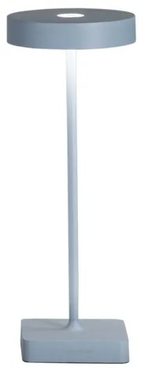 Lampada tavolo senza fili LED ricaricabile USB touch TAP Blu avion 12x32 cm