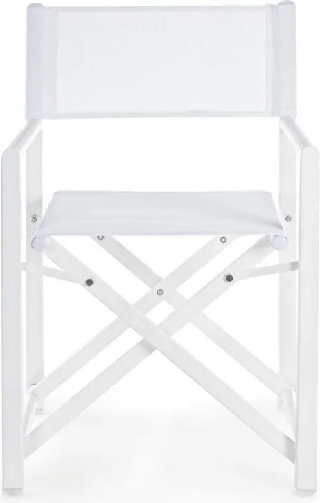 Set 2 Sedie Regista da Giardino 48x56x86h cm Taylor Bianco...