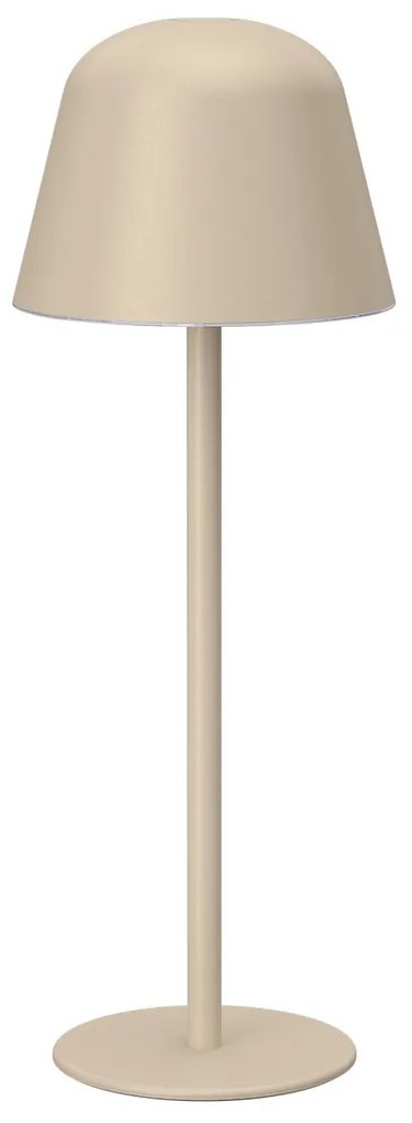 Lampada da Tavolo Ricaricabile 2.2W IP54 CCT Dimmerabile Beige/Sabbia