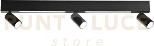 Spot led oriented nera 3 luci attacco gu10 + led 16w 2360lm cct 300...