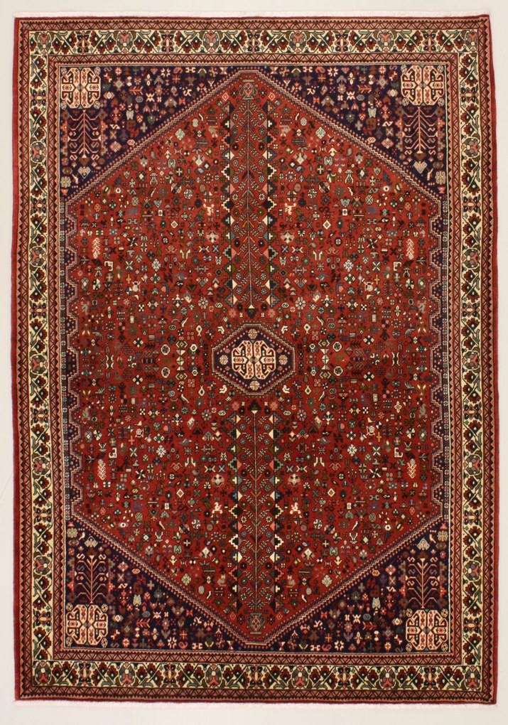 Abadeh Tappeto 180 x 250 (Iran) Annodato A Mano