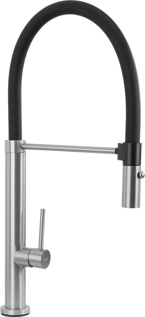 Rubinetto da cucina Rea Viera nickel brush