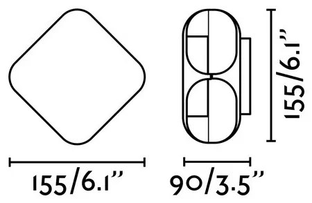 FARO 71212 - Applique a LED da esterno BU-OH LED/12W/230V IP65