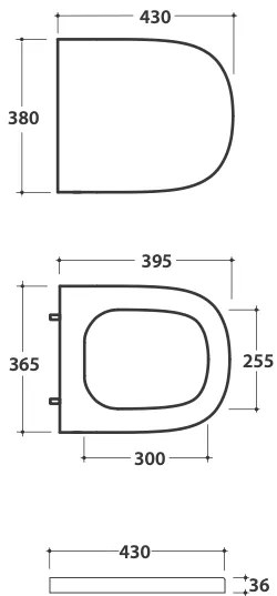 Globo Stockholm Sedile soft close Per Vaso Bianco Lucido