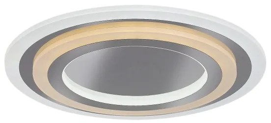 Rabalux 71315 - Plafoniera LED dimmerabile da soffitto TANELI 56W/230V 3000/4000/6000K finitura cromata + telecomando