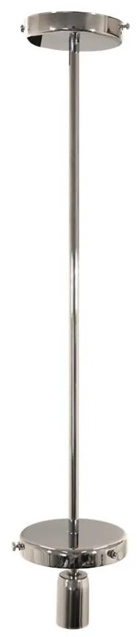 Monture 1xE27/60W/230V 74 cm cromo lucido