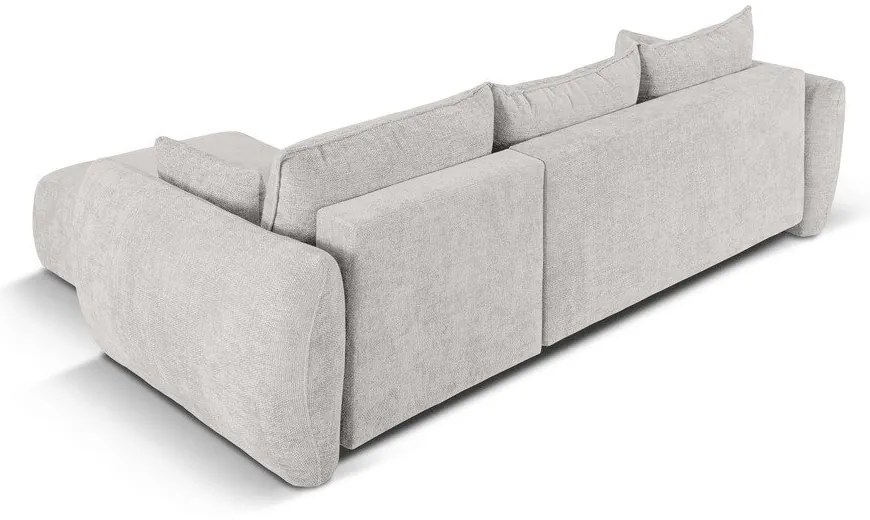 Divano angolare grigio chiaro (angolo destro) Matera - Cosmopolitan Design