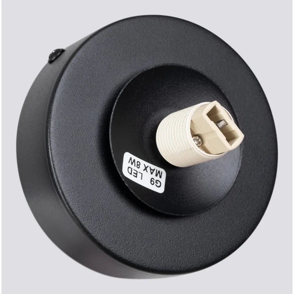 Lampada da parete bianca e nera Blaze – Sollux