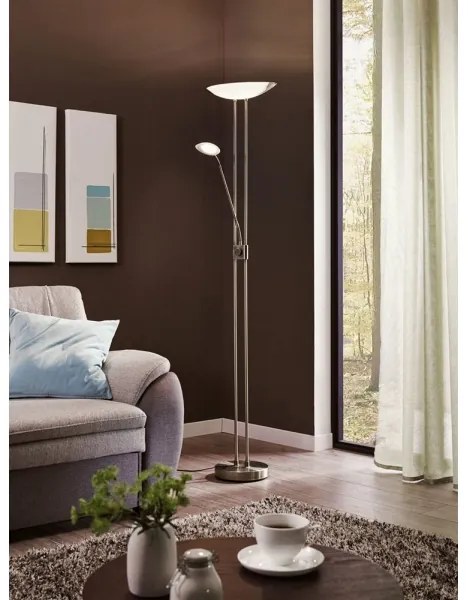 Eglo 93876 - Lampada LED dimmerabile BAYA 1 LED/20W + LED/2,5W bronzo