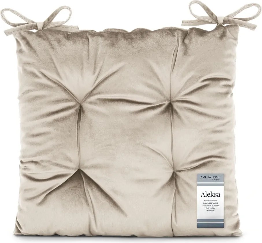 Cuscino per sedia in velluto 40x40 cm Aleksa – Restilo