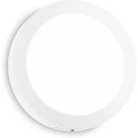 Plafoniera Contemporanea Universal Acciaio Bianco Led 13,5W 4000K Ip20