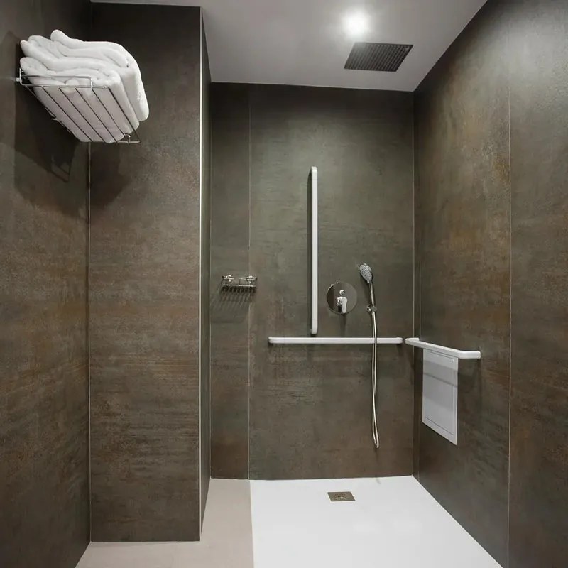 Piastrella da pavimento e rivestimento interno in gres porcellanato 50 x 100 cm rettificato marrone opaco Lava R10 traffico intenso (pei 4/5) Sp. 3.5 mm