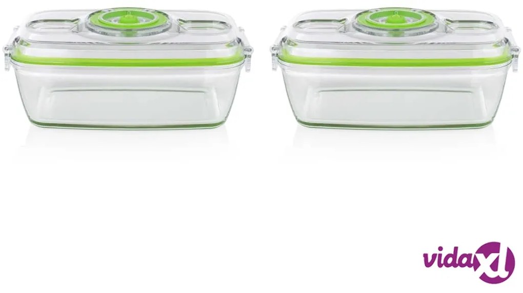 Princess Set Contenitori per Alimenti 2 pz L Trasparenti