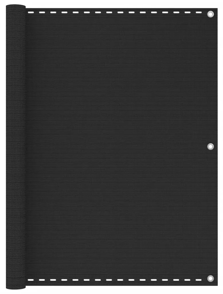 Paravento Da Balcone Antracite 120x300 Cm İn Hdpe /