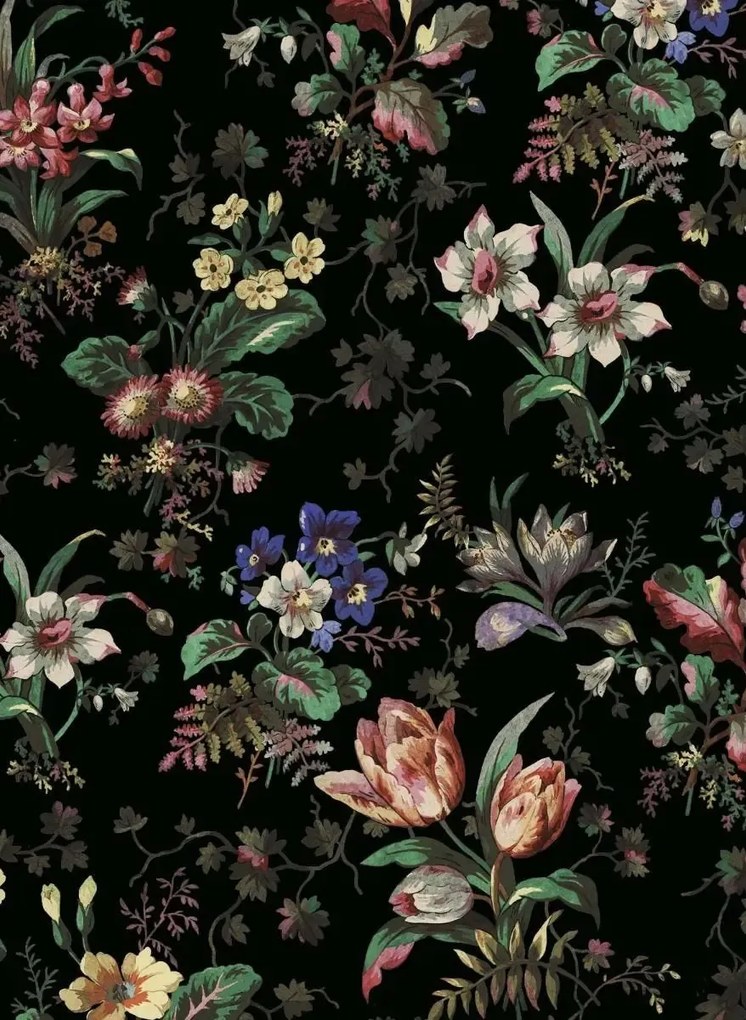 House of Hackney Tapete Tulipa - Onyx