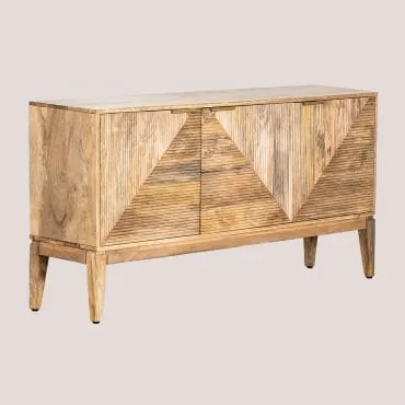 Credenza In Legno Di Mango Baty Design Legno Naturale - Sklum