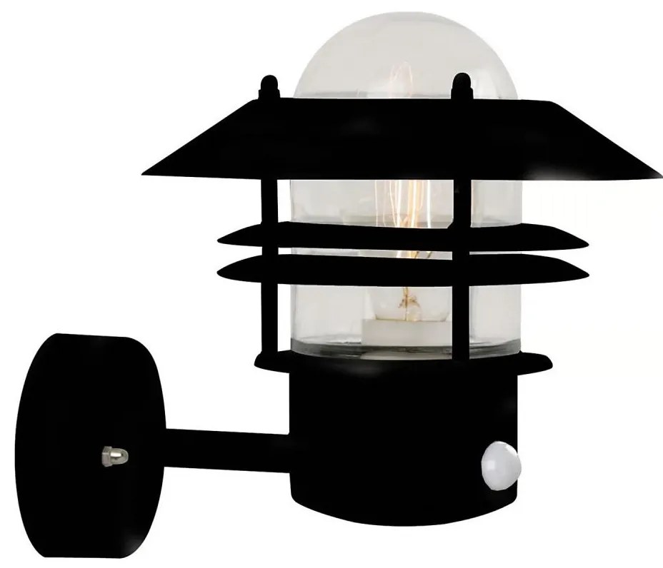 Nordlux - Applique da esterno con sensore BLOKHUS 1xE27/60W/230V IP54