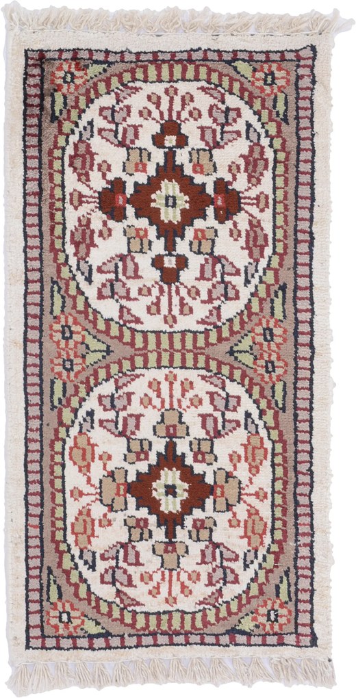 Agra Tappeto 60x30 (Indian) Annodato A Mano