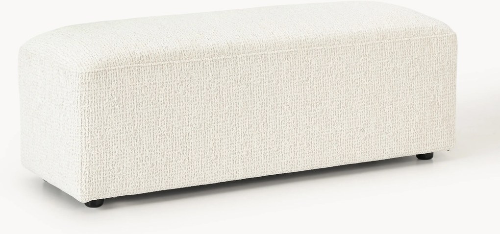 Poggiapiedi XL da divano Melva, larg. 116 x prof. 42 cm