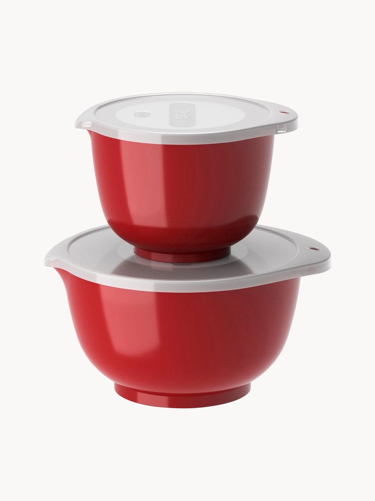 Set di ciotole con coperchi Margarethe, set da 4