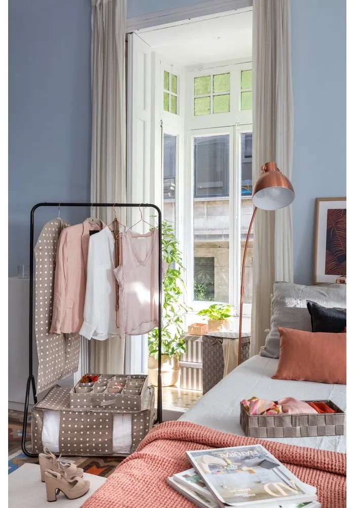 Organizzatore per cassetti beige con 16 scomparti Dots Rivoli - Compactor