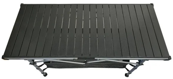 Tavolo da campeggio pieghevole 123x55cm antracite