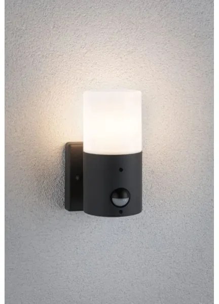 Paulmann 94648 - 1xE27/15W IP44 Applique da esterno con sensore TUBS 230V