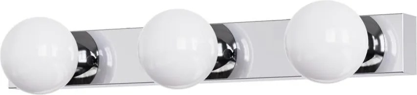 Brilagi - Illuminazione LED per specchio da bagno HOLLYWOOD 3xLED/3W/230V IP44 cromato
