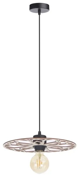 Lampadario a sospensione con filo FALCO 1xE27/60W/230V diametro 30 cm beige