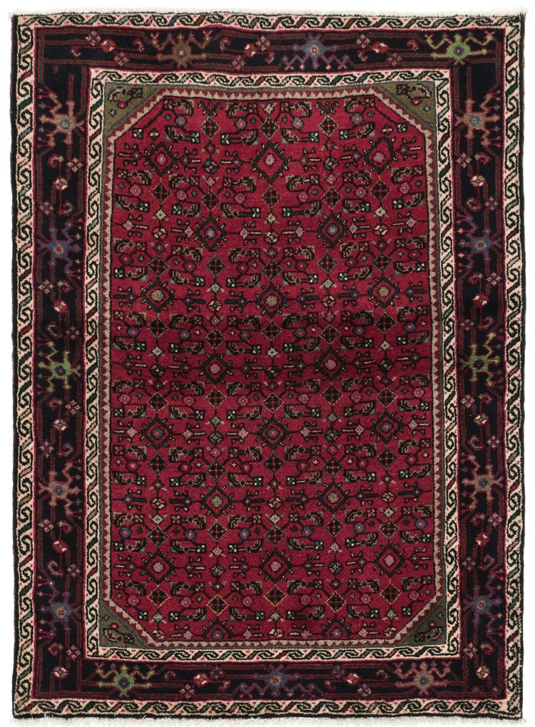 Hamedan Tappeto 110 x 150 (Iran) Annodato A Mano