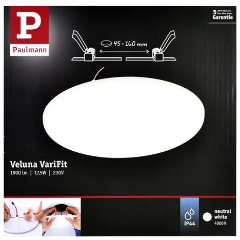 Paulmann 92392 - LED/17,5W IP44 Lampada da incasso per bagno VARIFIT 230V