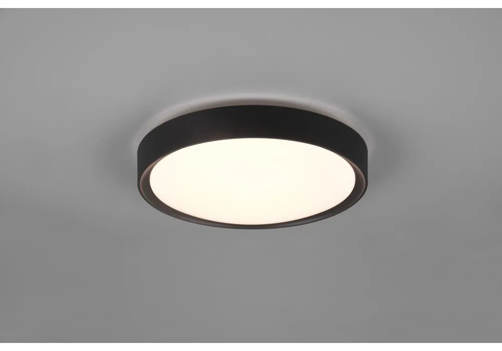 Nero opaco Apparecchio da soffitto a LED ø 33 cm Clarimo - Trio