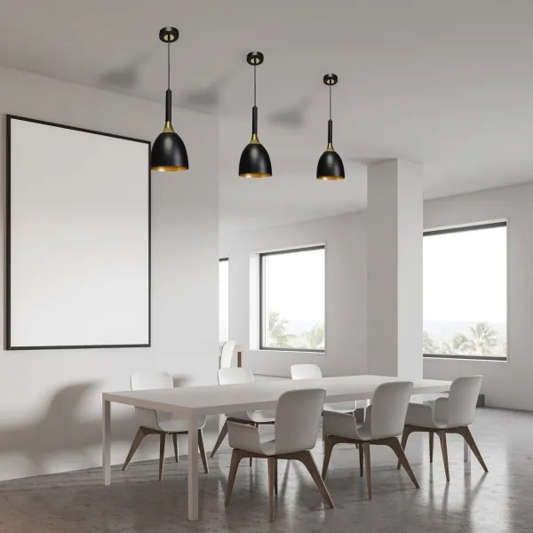 Lampadario a sospensione con filo CLARK 1xE27/60W/230V