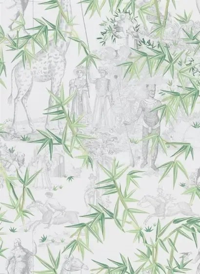 Christian Lacroix Carta da parati Exotisme - Vert Buis