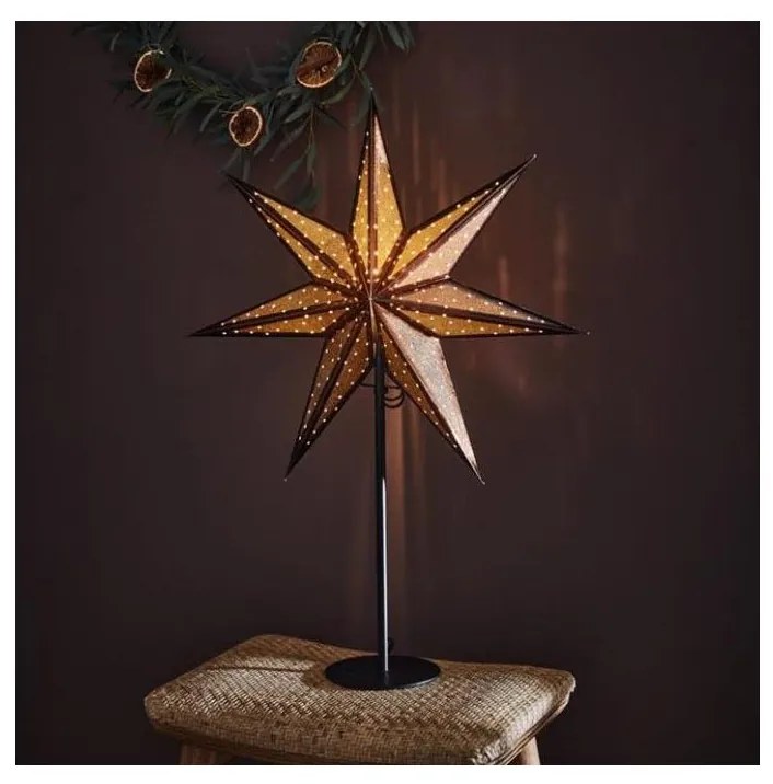 Markslöjd 705796 - Decorazione natalizia GLITTER 1xE14/25W/230V 65 cm bronzo/nero