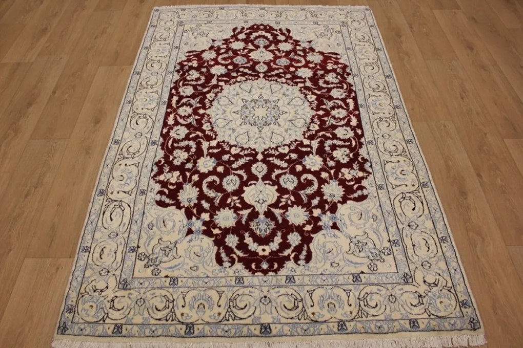 Nain Tappeto 140x220 (Iran) Annodato A Mano