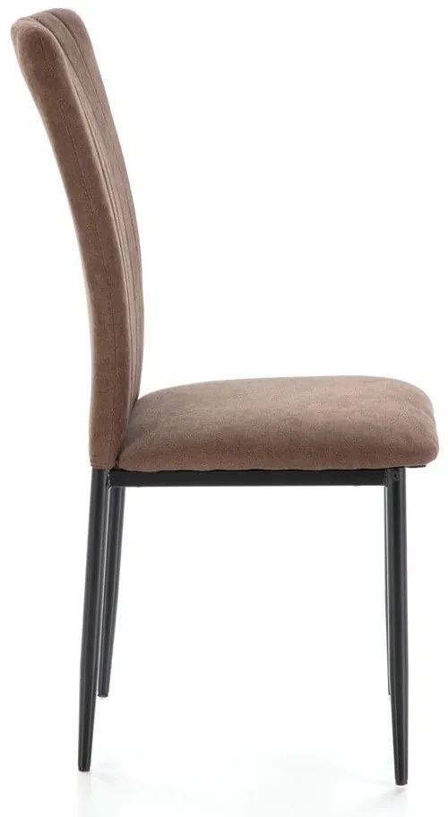 Set di sedie da pranzo marroni 4 pz Holly - Marckeric